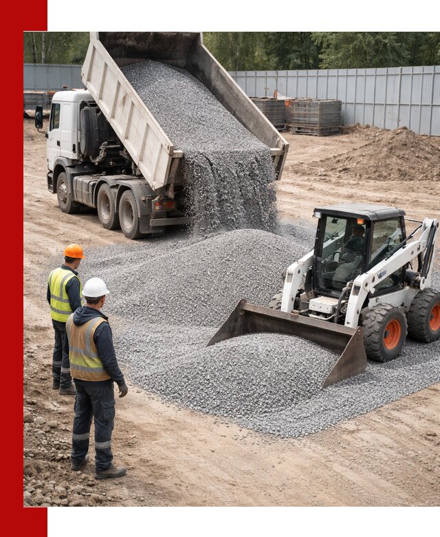 Доставка и продажа гранитного щебня фракции 0-5 в Кимовске