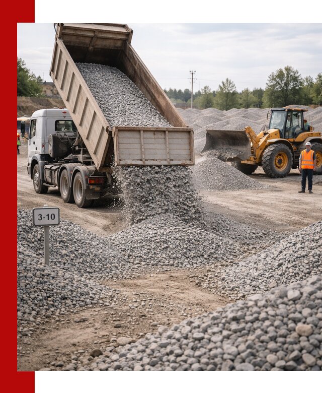 Гранитный щебень фракции 3–10: доставка и продажа в Кимовске