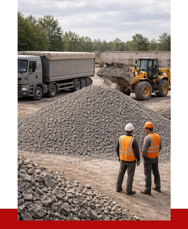 Гранитный щебень фракция 5-20 в Кимовске от 4329 руб | ПРОНЕРУДКмв