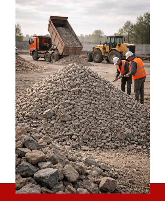 Гранитный щебень фракция 40-70 в Кимовске от 2577 руб ПРОНЕРУДКмв