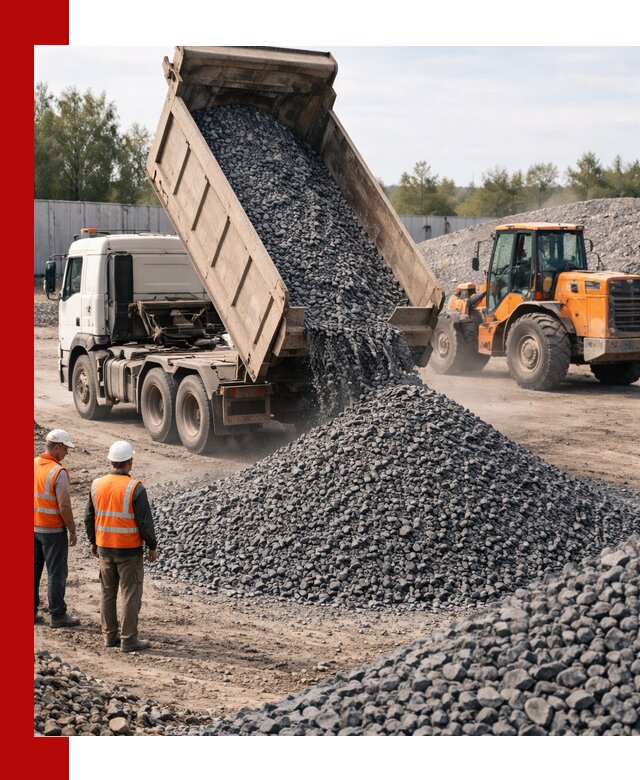 Доставка и продажа щебня габбро-диабаза в Кимовске