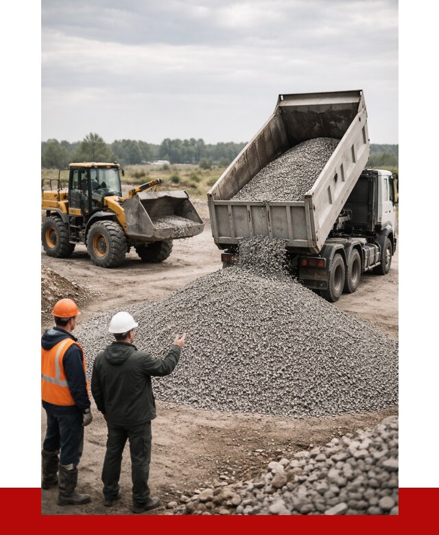 гравийный щебень фракция 3-10 в Кимовске от 3299 р. ПРОНЕРУДКмв