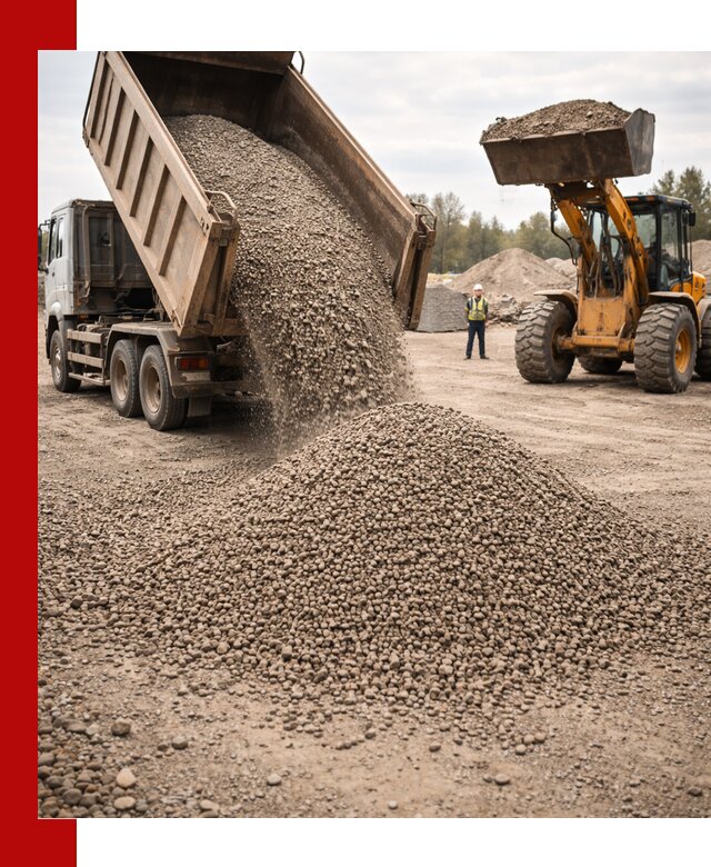 Гравийный щебень фракция 3–10 с доставкой в Кимовске
