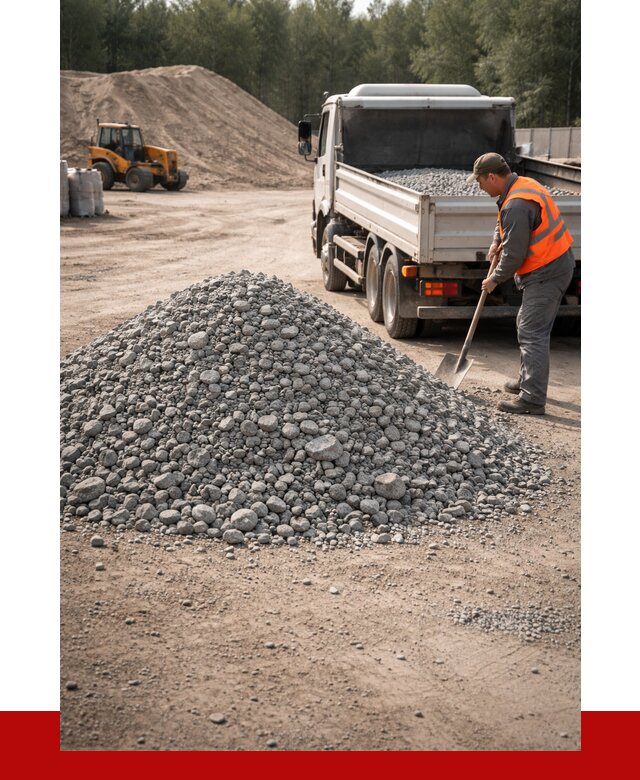 Гравийный щебень фракция 5-10 в Кимовске от 2268 р. | ПРОНЕРУДКмв