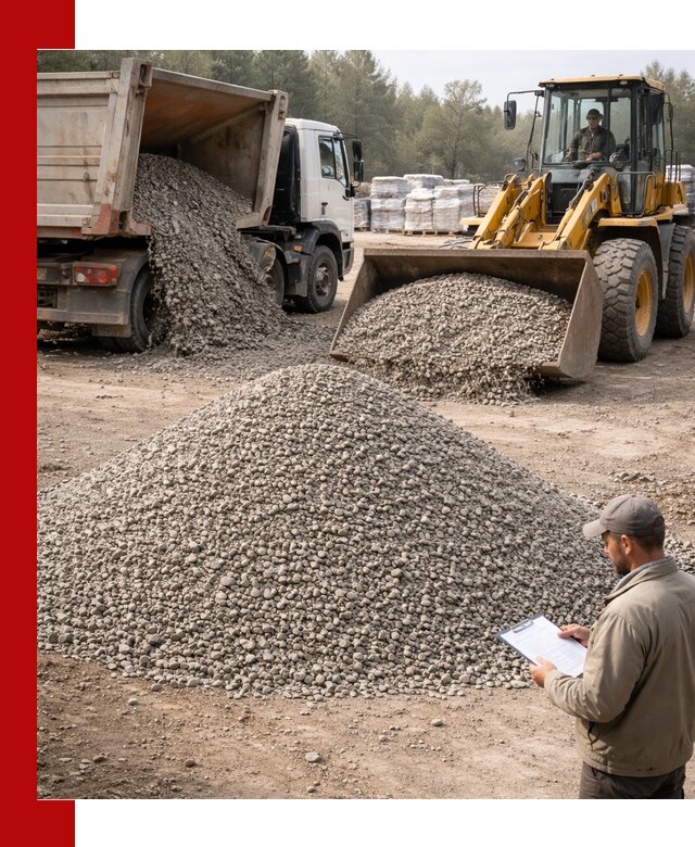 Гравийный щебень фракция 5–10 с доставкой в Кимовске