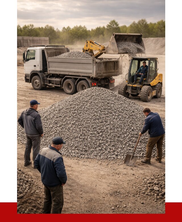 Гравийный щебень фракция 5-20 в Кимовске от 2474 р. ПРОНЕРУДКмв