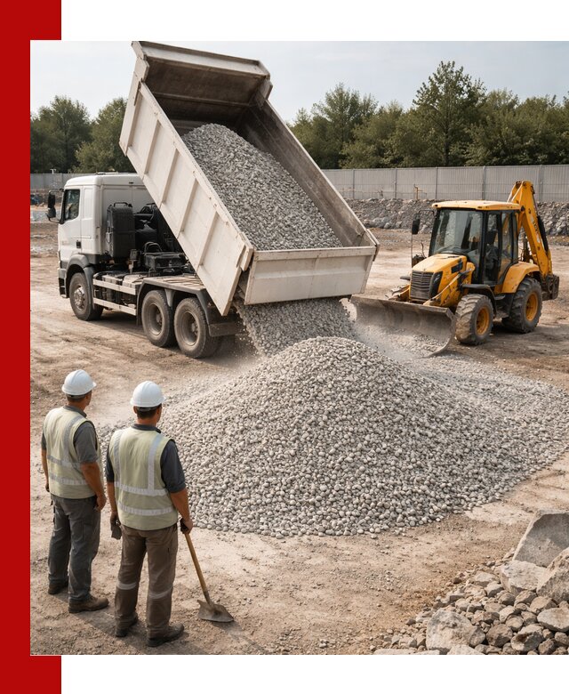Купить известняковый щебень фракции 5–10 мм с доставкой в Кимовске