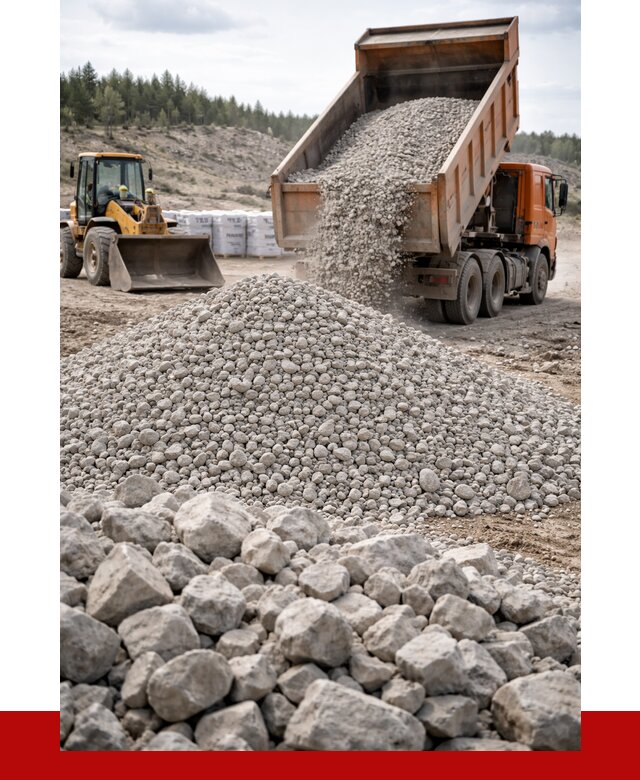 Доломитовый щебень фр. 20-40 в Кимовске от 4329 р. | ПРОНЕРУДКмв