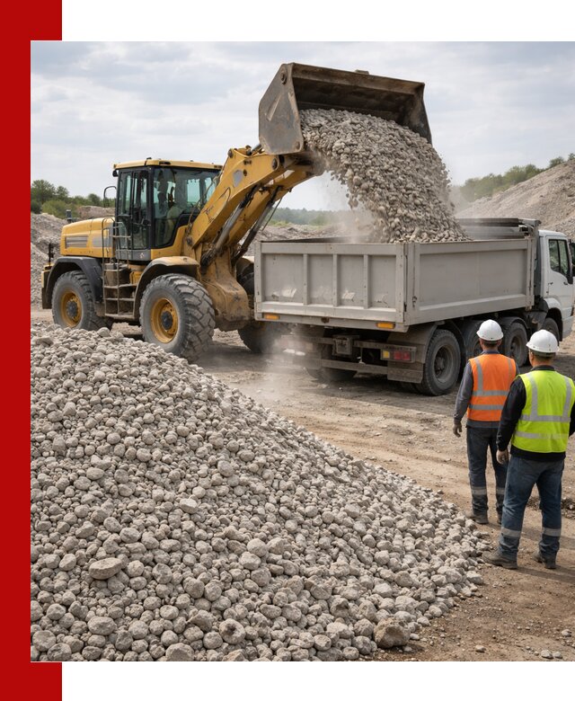 Доломитовый щебень фракция 40–71 доставка и продажа в Кимовске