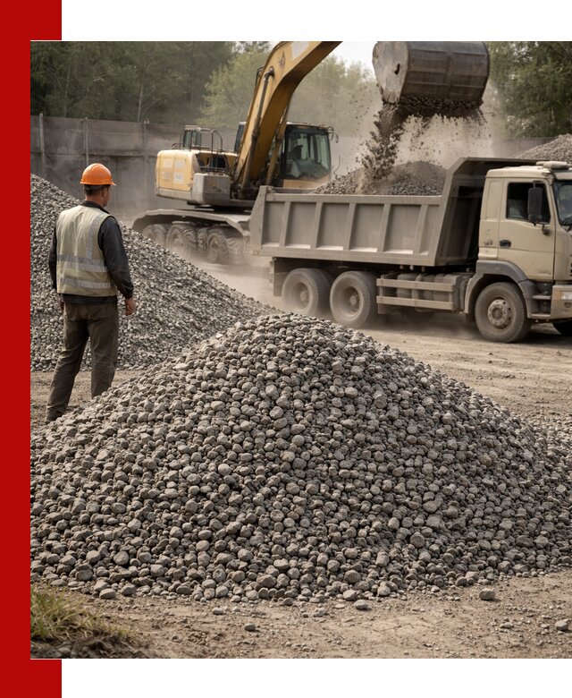 Шлаковый щебень фракция 5-20 с доставкой в Кимовске