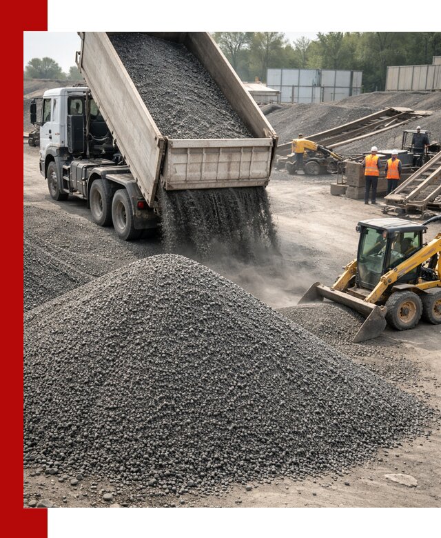 Вторичный щебень фракция 0–5 с доставкой в Кимовске