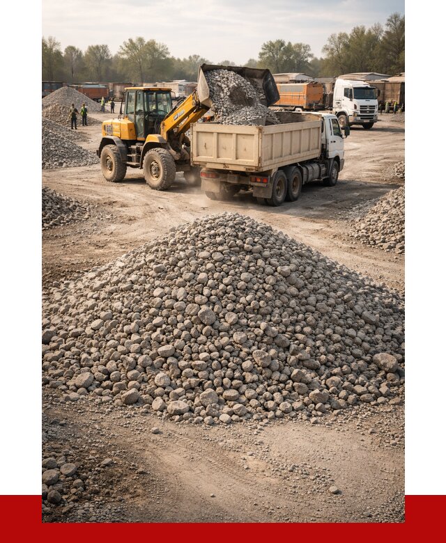 Вторичный щебень фракция 40-70 в Кимовске от 1794 р, ПРОНЕРУДКмв