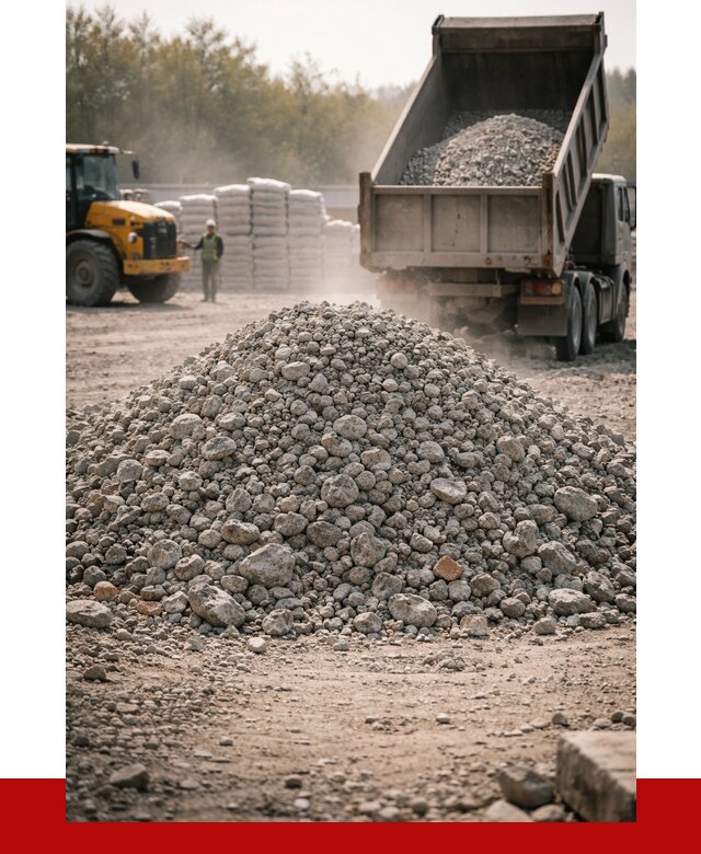 Вторичный щебень фракция 70-150 в Кимовске от 1443 р. | ПРОНЕРУДКмв