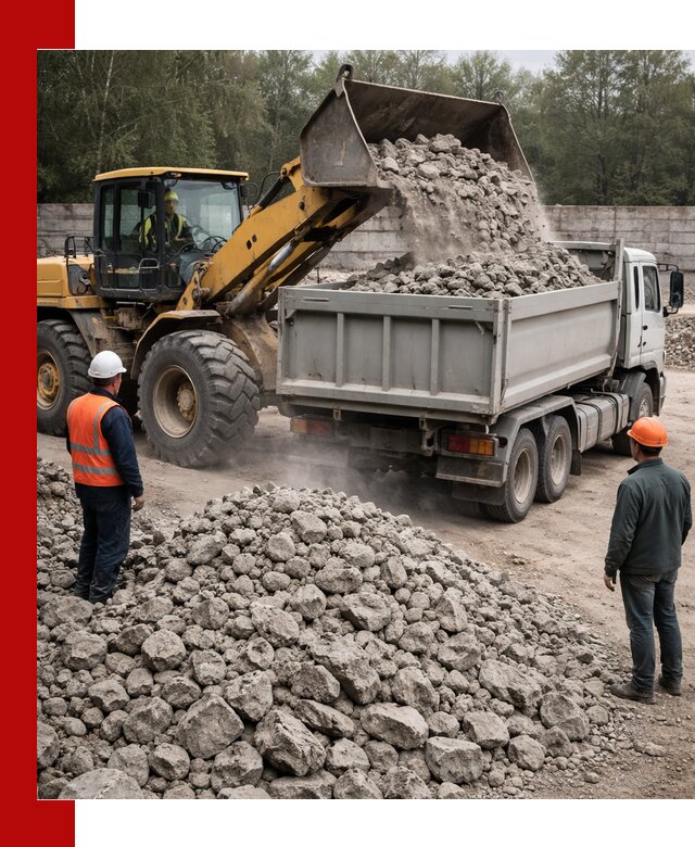 Вторичный щебень фракция 70–150 в Кимовске с доставкой