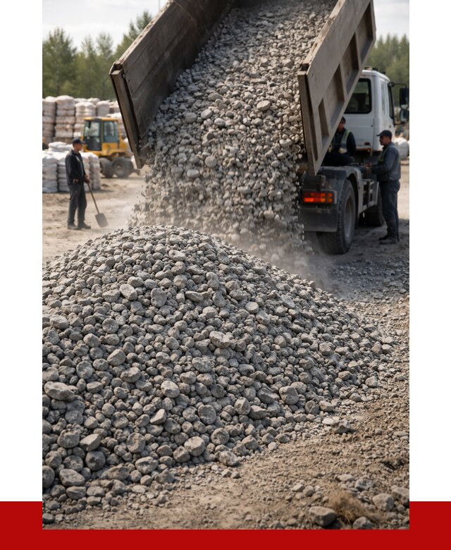 Бетонный щебень фракция 40-70 в Кимовске от 1855 р. ПРОНЕРУДКмв