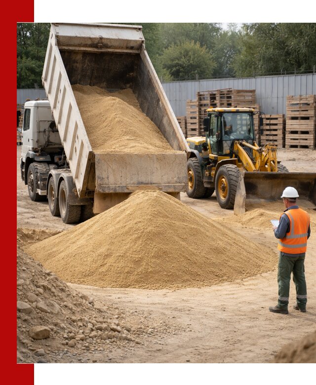 Доставка карьерного мелкозернистого песка в Кимовске
