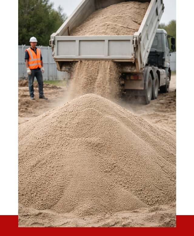 Купить сеяный песок с доставкой в Кимовске от 2268 р ПРОНЕРУДКмв