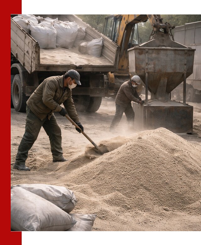 Кварцевый песок для пескоструя в Кимовске — доставка и качество