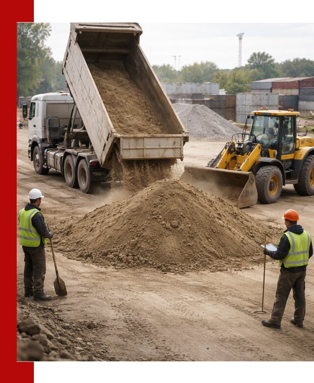 Доставка и продажа пескогрунта оптом и в розницу в Кимовске