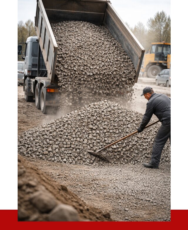 Гравий фракция 20-40 в Кимовске от 2577 р. доставка | ПРОНЕРУДКмв