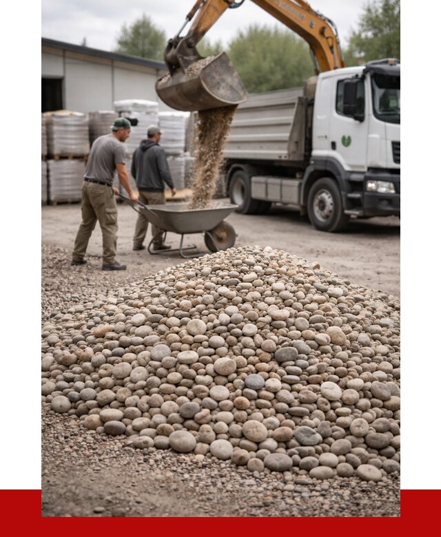 Галька декоративная в Кимовске от 3299 р. за куб | ПРОНЕРУДКмв