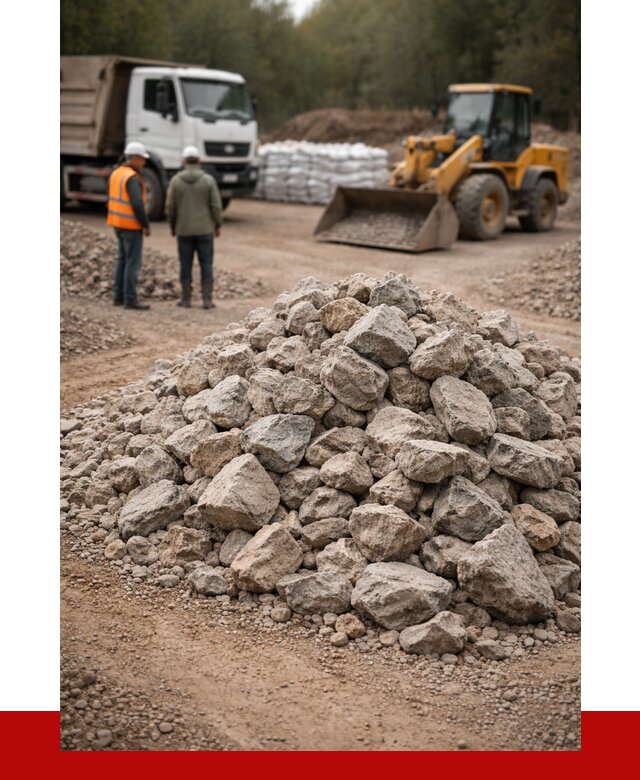 Купить бутовый камень с доставкой в Кимовске от 2371 р. | ПРОНЕРУДКмв