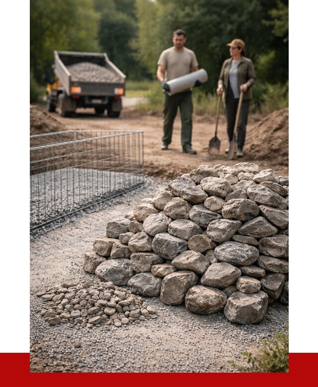 Камень для габионов фракция 100-200 в Кимовске от 4948 р. | ПРОНЕРУДКмв