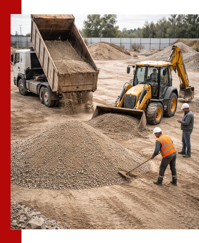 Поставка и доставка ПГС С4 в мешках и самосвалах в Кимовске