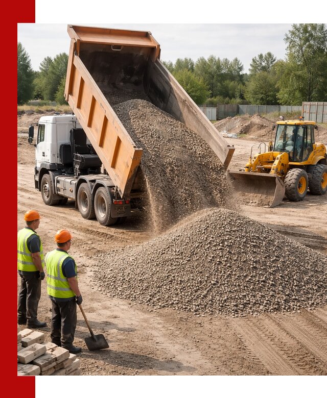 Доставка щебёночно-песчаной смеси ЩПС С7 в Кимовске