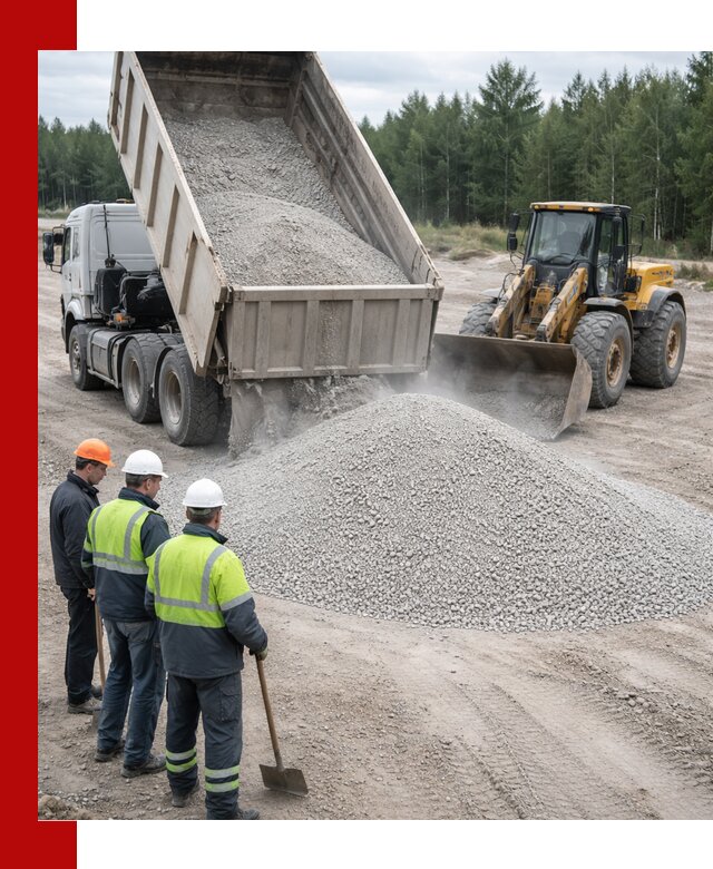 Известняковый отсев 0-5 доставка в Кимовске быстро и выгодно