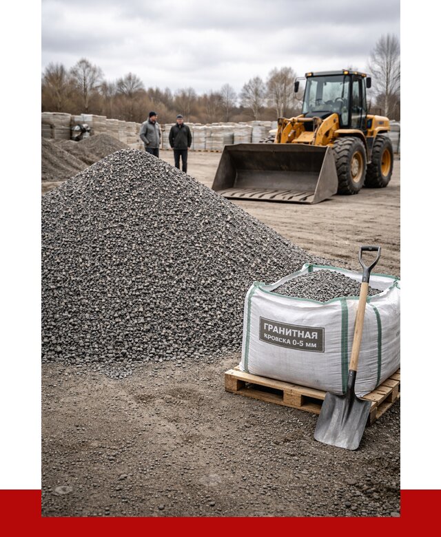 Купить гранитную крошку в Кимовске от 4948 р. с доставкой | ПРОНЕРУДКмв