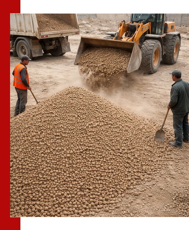 Керамзит фракция 10-20 с доставкой в Кимовске