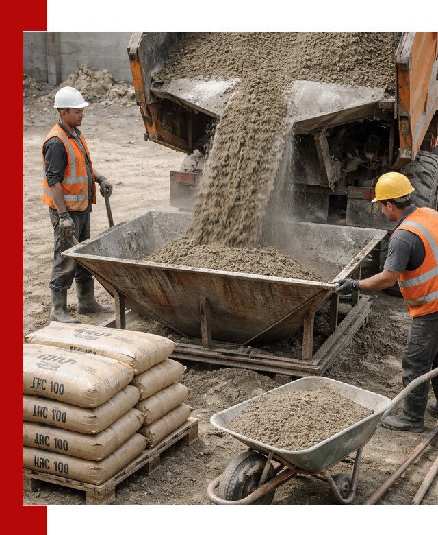 Доставка цементно-песчаной смеси М100 в Кимовске