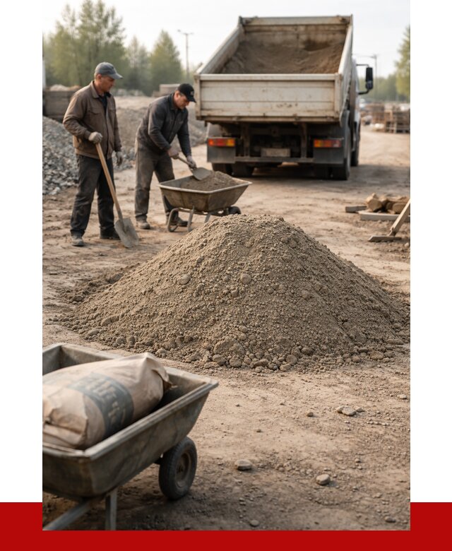 Цементно-песчаная смесь М150 в Кимовске от 4845 р. | ПРОНЕРУДКмв