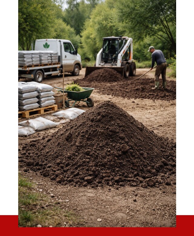 Грунт для озеленения с доставкой в Кимовске от 1855 р. | ПРОНЕРУДКмв