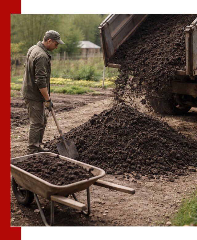 Доставка качественной земли для огорода в Кимовске