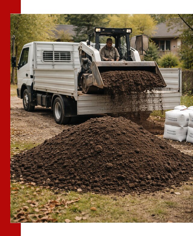 Доставка садовой земли в больших объёмах в Кимовске