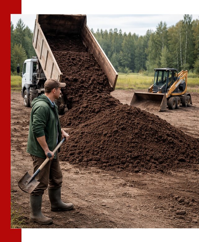 Купить верховой торф с доставкой в Кимовске для садоводства и растений