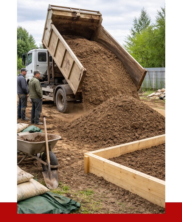 Торфо песчаная смесь в Кимовске с доставкой от 1907 р. | ПРОНЕРУДКмв