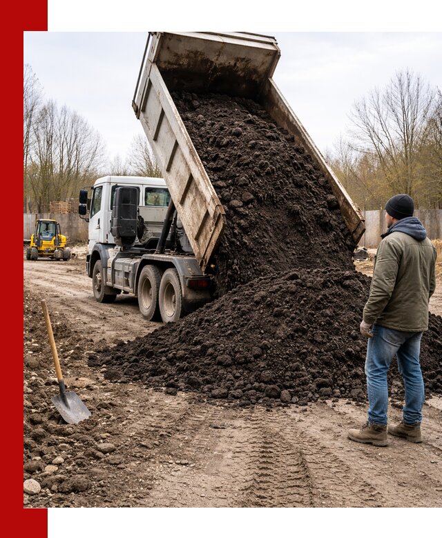 Доставка чернозема навалом в Кимовске быстро и выгодно