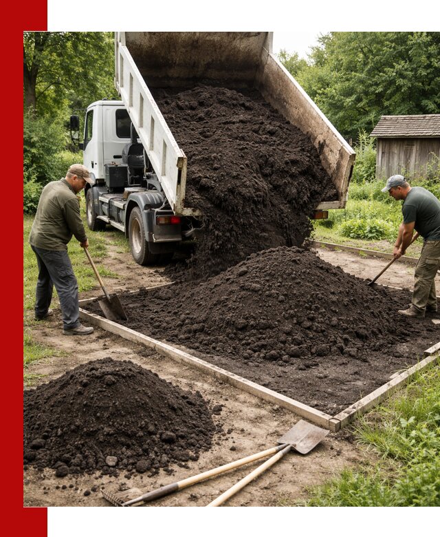 Купить чистый чернозем для огорода с доставкой в Кимовске