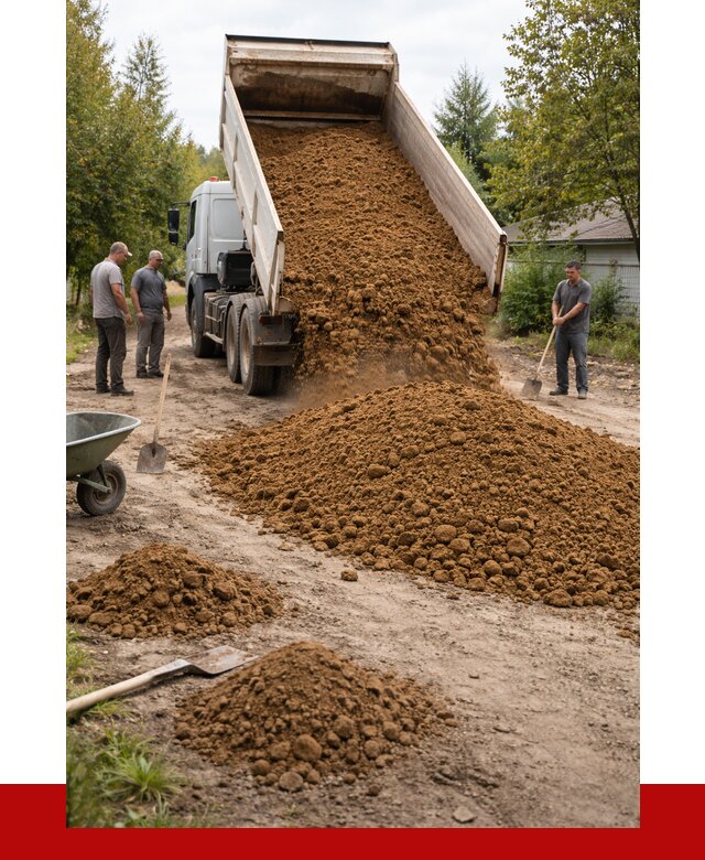 Купить суглинок с доставкой в Кимовске от 2577 р. за куб | ПРОНЕРУДКмв