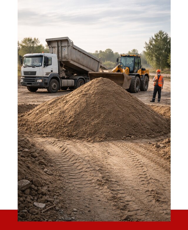 Купить песчаный грунт с доставкой в Кимовске от 4329 р. | ПРОНЕРУДКмв