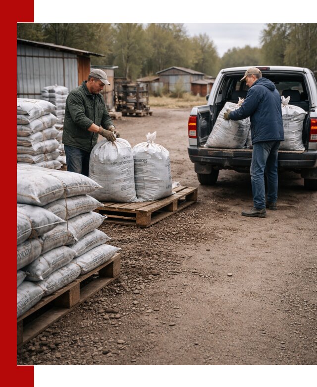 Купить конский навоз в мешках с доставкой в Кимовске