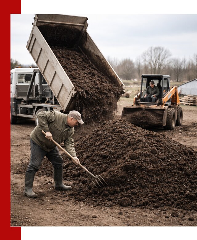 Доставка и продажа перегноя в Кимовске быстро и дешево