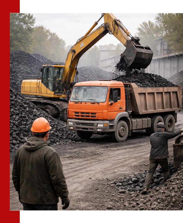 Доставка угля автотранспортом в Кимовске быстро и выгодно