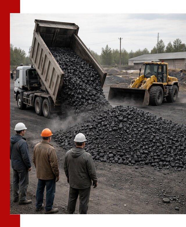Доставка угля антрацита в Кимовске с самосвалами и погрузкой