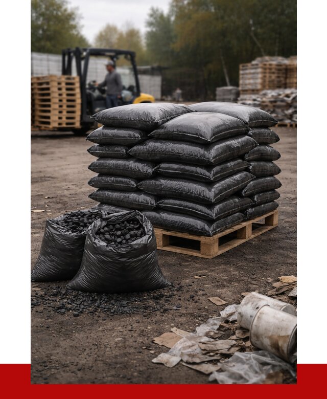 Купить уголь в мешках с доставкой в Кимовске от 7731 р. | ПРОНЕРУДКмв