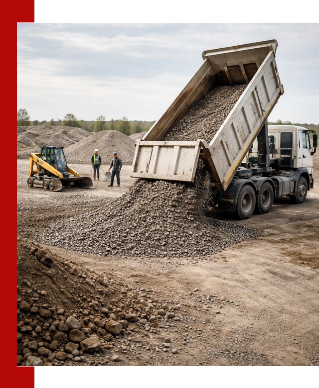 Доставка самосвалом 25 м³ в Кимовске быстро и надежно