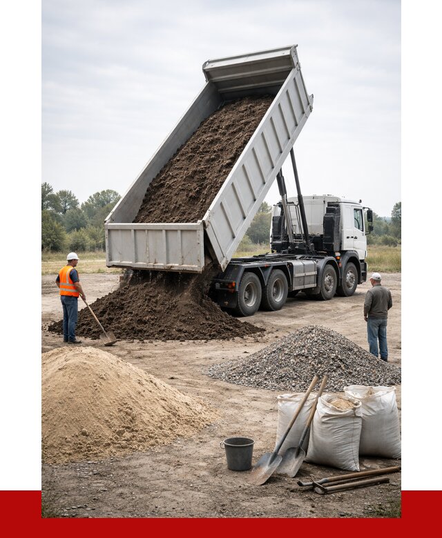 Доставка самосвалом 30 кубов в Кимовске от 8762 р. | ПРОНЕРУДКмв